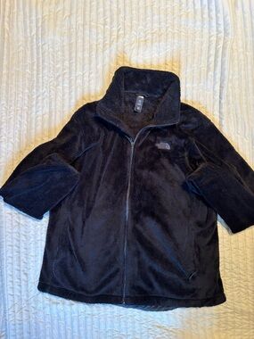 The North Face Black Plush Zip-Up Jacket